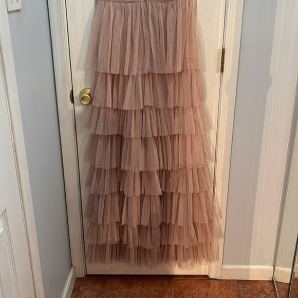 - NWT ANAYA WITH LOVE Halter Neck Tiered Maxi Dress Women’s Size 6 - Picture 9 of 17